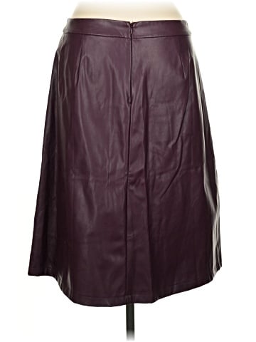 Liz Claiborne Faux Leather Skirt (view 2)