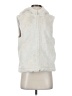 Splendid 100% Polyester Ivory Faux Fur Vest Size XS - photo 1