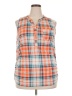French Laundry 100% Polyester Orange Sleeveless Blouse Size 2X - photo 1