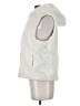 Splendid 100% Polyester Ivory Faux Fur Vest Size XS - photo 5
