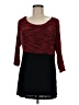 MiracleBody Red 3/4 Sleeve Top Size M - photo 1