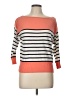 Jeanne Pierre Stripes Orange Pullover Sweater Size L - photo 1
