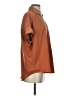 KLD Signature Brown Short Sleeve Blouse Size S - photo 4
