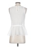 Double Zero 100% Polyester White Sleeveless Blouse Size S - photo 2