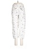 Zara Floral White Casual Pants Size L - photo 2