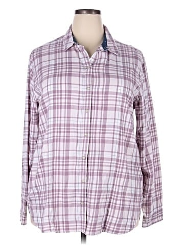Jachs Girlfriend Long Sleeve Button-Down Shirt (view 1)