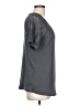 Merokeety 100% Polyester Gray Short Sleeve Top Size L - photo 4