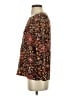 Equipment 100% Silk Brown Long Sleeve Silk Top Size XS - photo 5