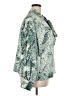 Worthington 100% Polyester Animal Print Green Long Sleeve Blouse Size XXL - photo 4