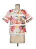 Worthington 100% Polyester Pink Short Sleeve Blouse Size M - photo 1