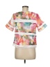 Worthington 100% Polyester Pink Short Sleeve Blouse Size M - photo 2