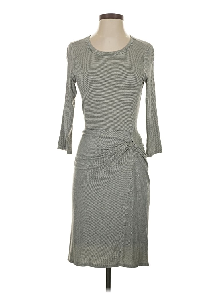 Pre-owned Amadi Casual Dress In Gray