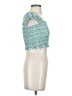 Goodnight Macaroon Teal Short Sleeve Top Size S - photo 4