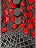 Self-Portrait 100% Polyester Hearts Red Cocktail Dress Size 2 - photo 4