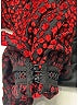 Self-Portrait 100% Polyester Hearts Red Cocktail Dress Size 2 - photo 8