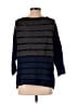 Chiaramente Stripes Blue Pullover Sweater Size M - photo 2
