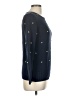 Ann Taylor LOFT Outlet Polka Dots Blue Pullover Sweater Size M - photo 4