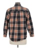 Billabong Plaid Brown Long Sleeve Button-Down Shirt Size M - photo 2