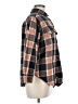 Billabong Plaid Brown Long Sleeve Button-Down Shirt Size M - photo 4