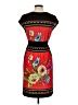 En Focus Studio Print Red Cocktail Dress Size 6 - photo 2