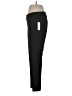 Ecru Solid Black Dress Pants Size 10 - photo 5