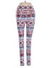 Lularoe Print Blue Leggings One size - photo 2