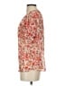 Chenault 100% Polyester Orange Short Sleeve Blouse Size XS - photo 5