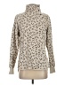 Green Tea Animal Print Tan Turtleneck Sweater Size S - photo 1
