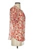 Chenault 100% Polyester Orange Short Sleeve Blouse Size XS - photo 4