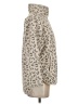 Green Tea Animal Print Tan Turtleneck Sweater Size S - photo 4