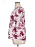 Elle 100% Polyester Floral Pink Short Sleeve Blouse Size XL - photo 5