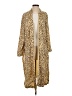 Cupcakes & Cashmere 100% Polyester Gold Cardigan Size S - photo 1