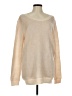 Hinge Houndstooth Pink Tan Pullover Sweater Size M - photo 1