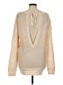 Hinge Houndstooth Pink Tan Pullover Sweater Size M - photo 2