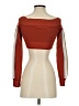 Everybody talks Color Block Orange Pullover Sweater Size S - photo 2