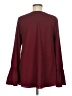 LoveRiche 100% Polyester Burgundy Long Sleeve Blouse Size M - photo 2