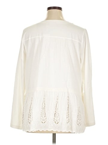 Logo Layers Long Sleeve Blouse (view 2)