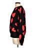 Shein 100% Polyester Hearts Black Pullover Sweater Size 12 - photo 5