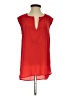 J.Crew 100% Polyester Red Sleeveless Blouse Size 00 - photo 1