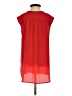 J.Crew 100% Polyester Red Sleeveless Blouse Size 00 - photo 2