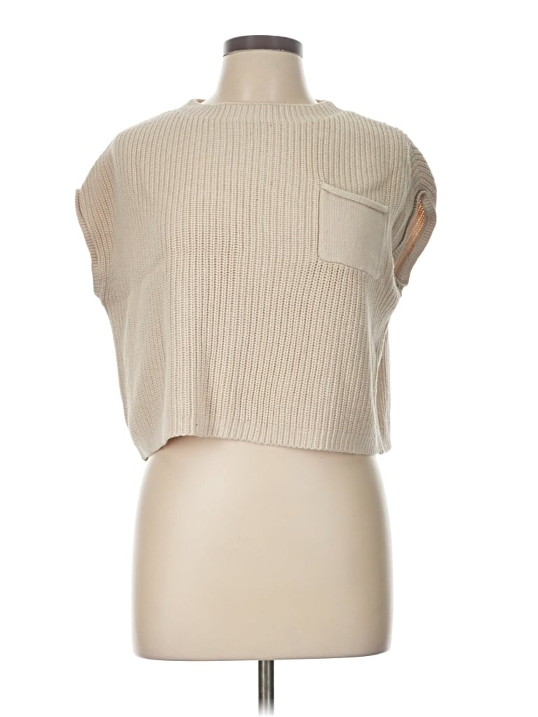 Pre-owned Lillusory Sweater Vest In Brown