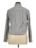 Gap Stripes Gray Long Sleeve Button-Down Shirt Size XL - photo 2