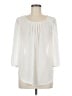 AB Studio Ivory 3/4 Sleeve Blouse Size M - photo 1