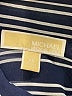 MICHAEL Michael Kors 100% Polyester Stripes Blue Long Sleeve Blouse Size XS - photo 7