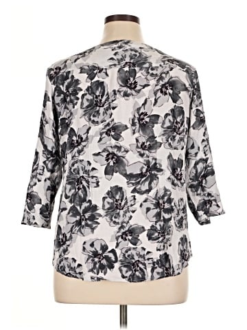 Monday Fun 3/4 Sleeve Blouse (view 2)