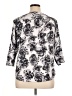 Monday Fun 100% Rayon Gray 3/4 Sleeve Blouse Size 1X - photo 2