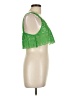 H&M 100% Polyester Green Sleeveless Blouse Size L - photo 4