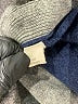 Label + Thread 100% Cashmere Color Block Gray Cashmere Pullover Sweater Size XS - photo 7