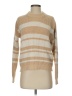 Veda Stripes Tan Turtleneck Sweater Size S - photo 1