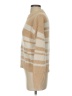 Veda Stripes Tan Turtleneck Sweater Size S - photo 5